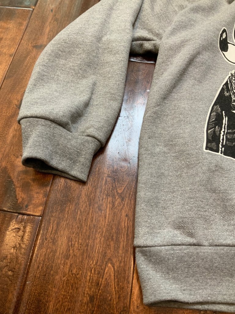 Domrebel Montreal Gray Biker Mickey Mouse Hoodie Sweatshirt, Size L — image 4 of 6